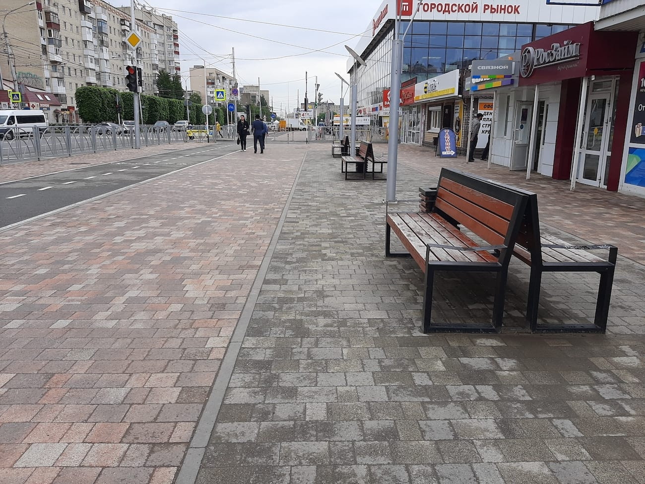 Тротуарная плитка «Профиль» на реализованном объекте 4